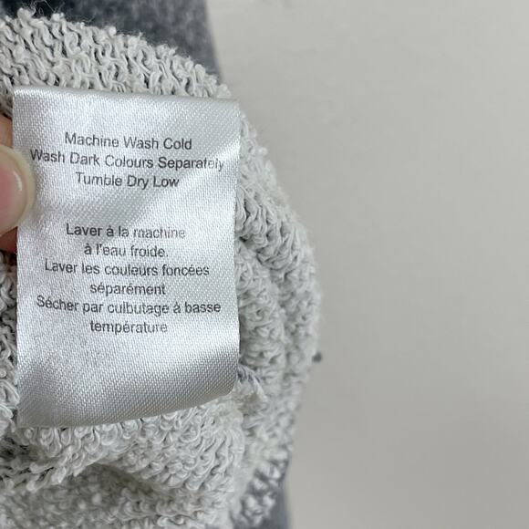 Aritzia Community Cotton French Terry Sweatshirt XSmall XS Gray Long Sleeve - Picture 7 of 7